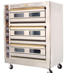 恒聯(lián)食品機(jī)械PL-6三層六盤(pán)電烘爐（噴涂）與電烤箱圖片全覽